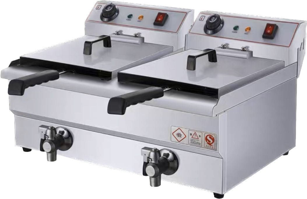 Electric Double Deep Fryer 10L 10L