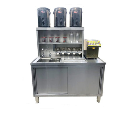 Stainless Steel Bubble Tea Counter