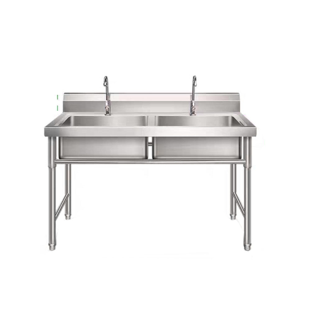 Stainless Steel Double Bowl Sink – Superior Kitchen Equipment